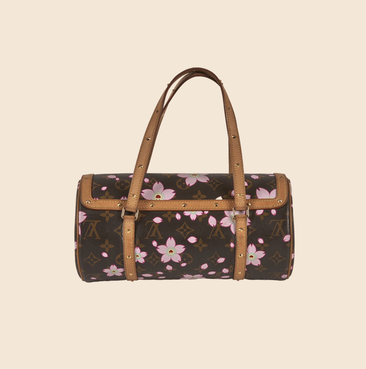 LOUIS VUITTON x Takashi Murakami Cherry Blossom Handbag Bag M92008 AR0033