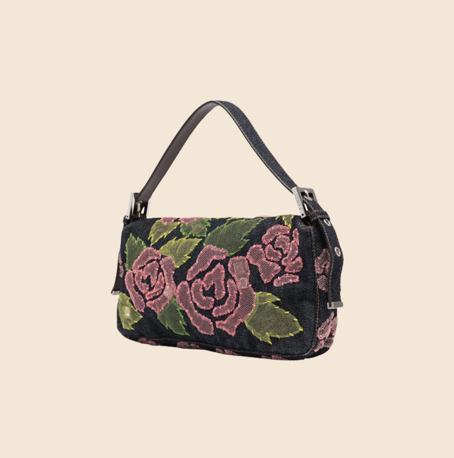 Fendi Baguette Bag Colors Rose | 3D model