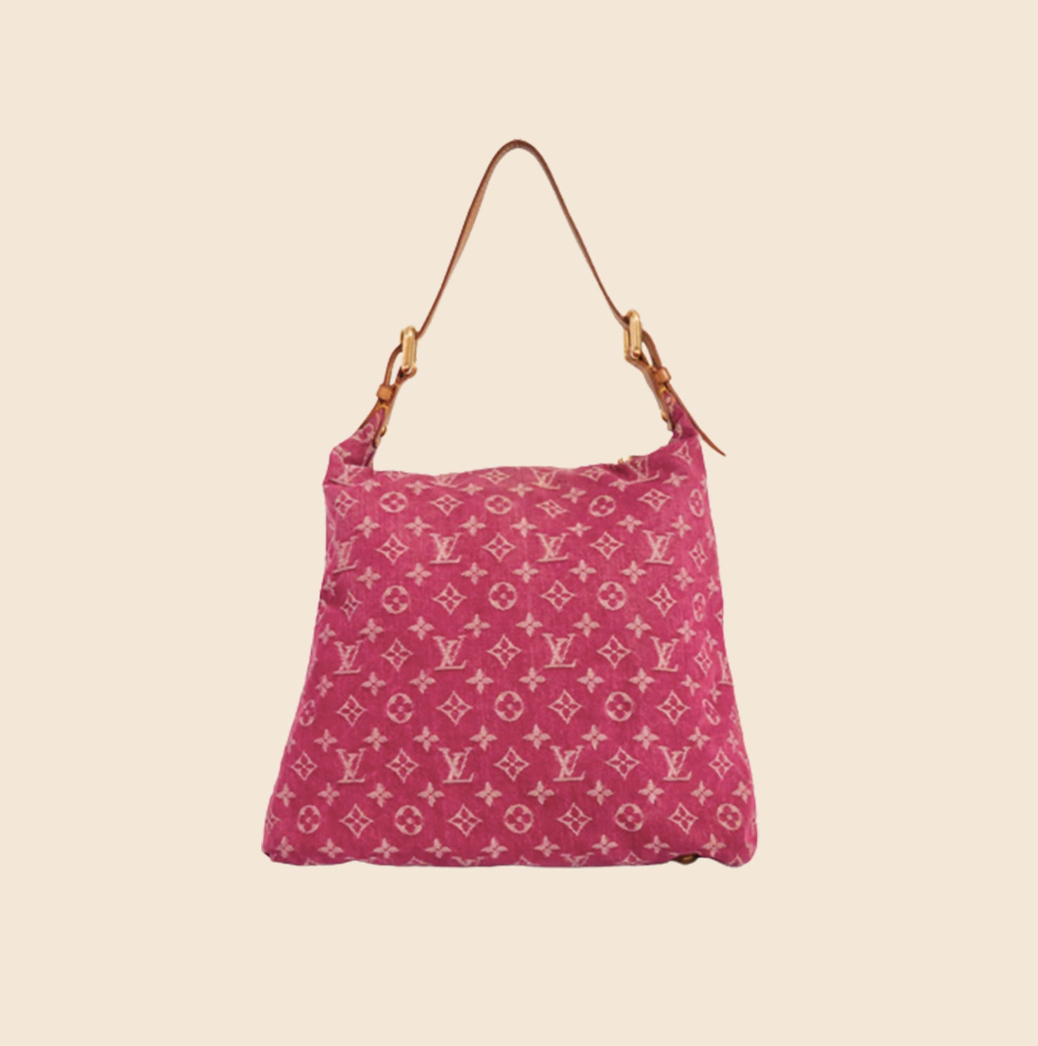 Louis Vuitton Monogram denim Buggy PM Pink ref.171776 - Joli Closet